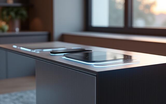 Mobilier intelligent connecté technologie intégrée